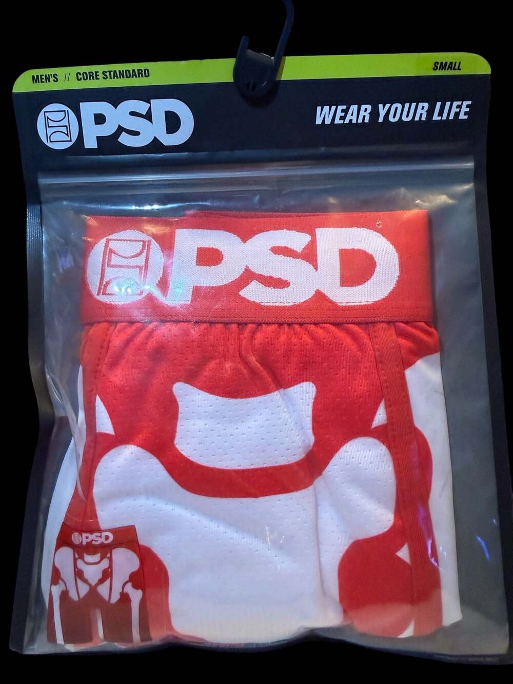 PSD Men's Snapped Skeleton X-Ray Boxer Briefs Size Small